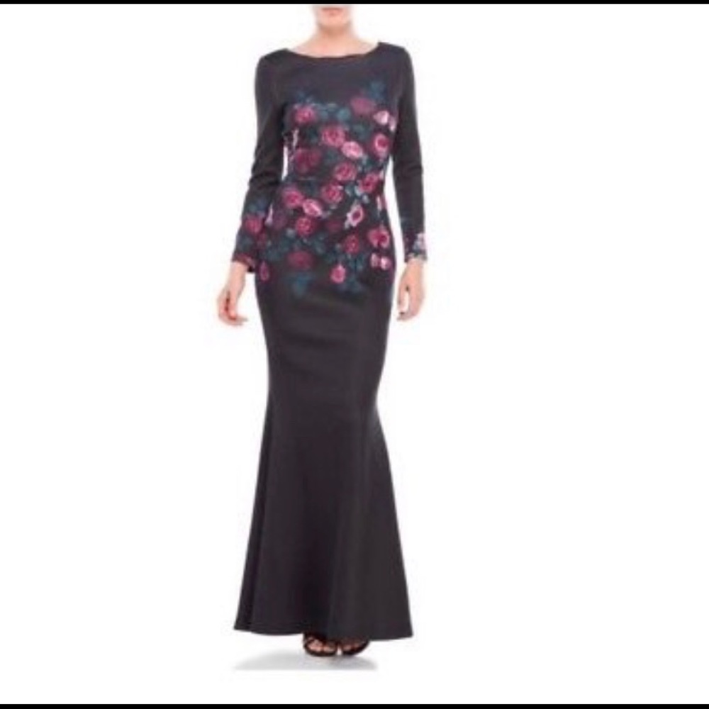 Long sleeve evening gown size 6